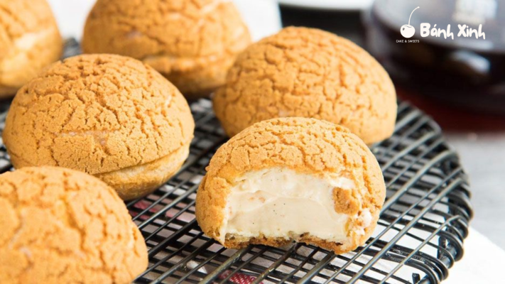 bánh su kem giòn